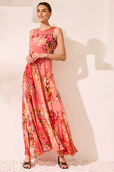 PINK PARADISE A LINE DRESS - Czarina