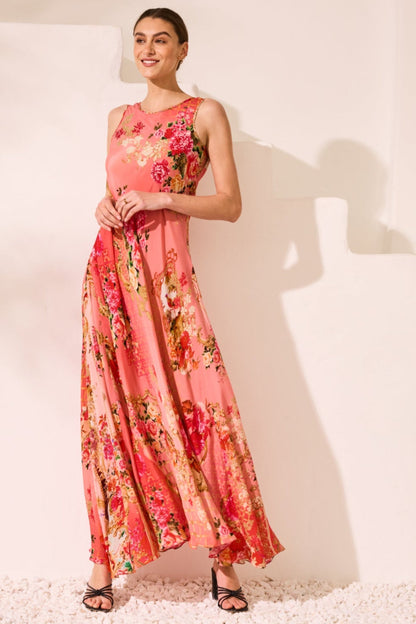 PINK PARADISE A LINE DRESS - Czarina