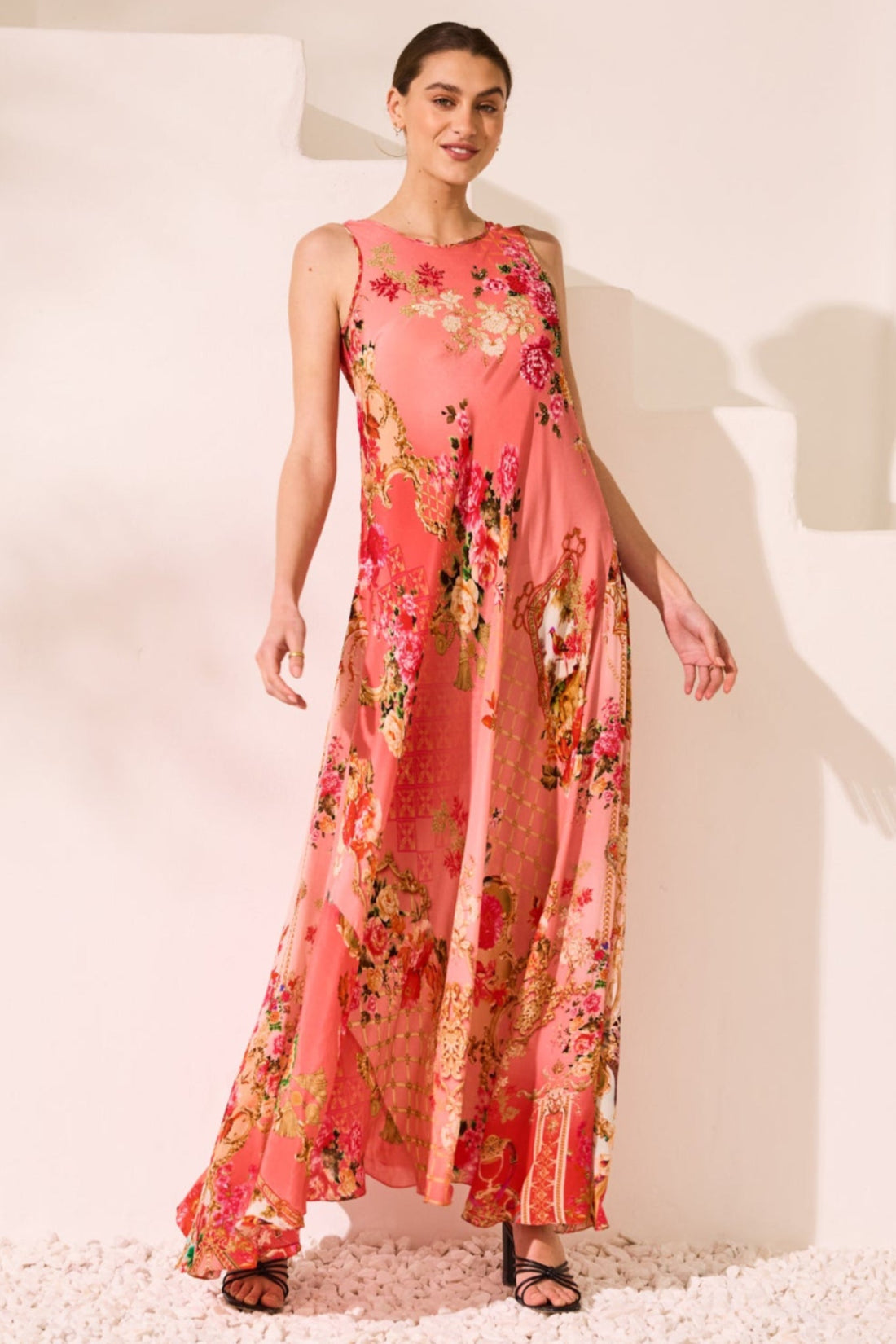 PINK PARADISE A LINE DRESS - Czarina