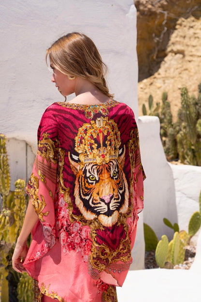 PINK TIGRESS BUTTERFLY TOP - Czarina