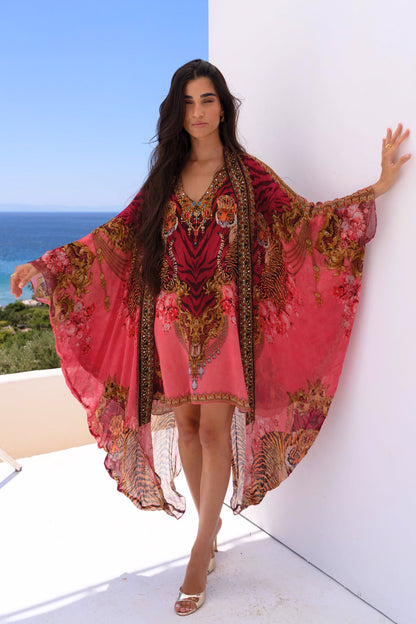 PINK TIGRESS KAFTAN DRESS - Czarina