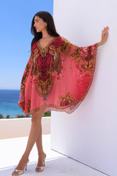 PINK TIGRESS KAFTAN DRESS - Czarina
