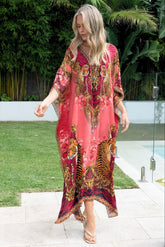 PINK TIGRESS MEDIUM KAFTAN - Czarina