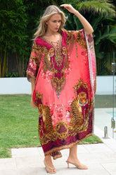 PINK TIGRESS MEDIUM KAFTAN - Czarina
