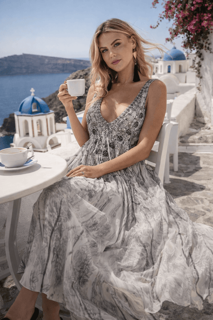 POISONOUS LOVE MAXI DRESS - Czarina