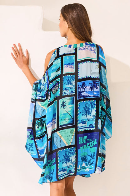 Postcards Kaftan Dress - Czarina