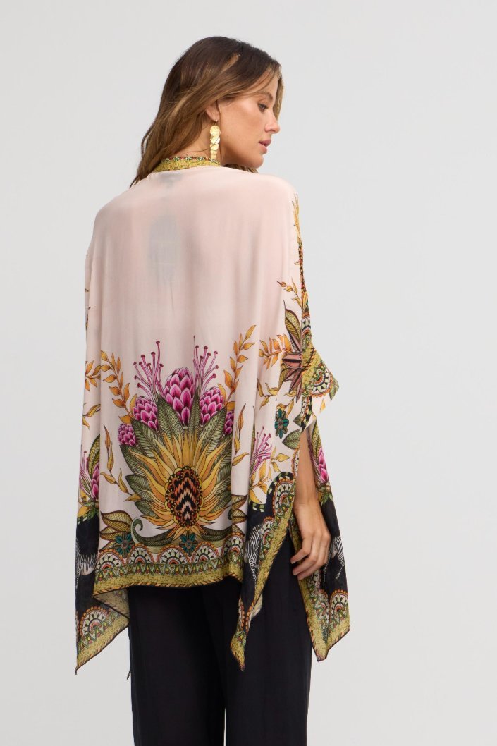 Princess Of Savannah Kaftan Top w Sleeves - Czarina