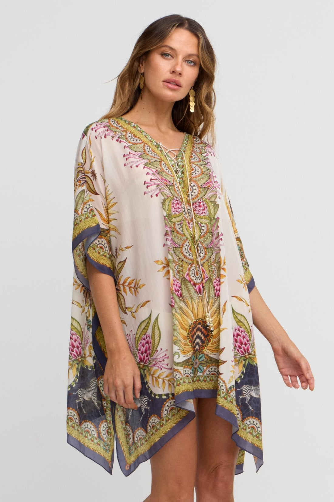 Princess Of Savannah Kaftan Top - Czarina