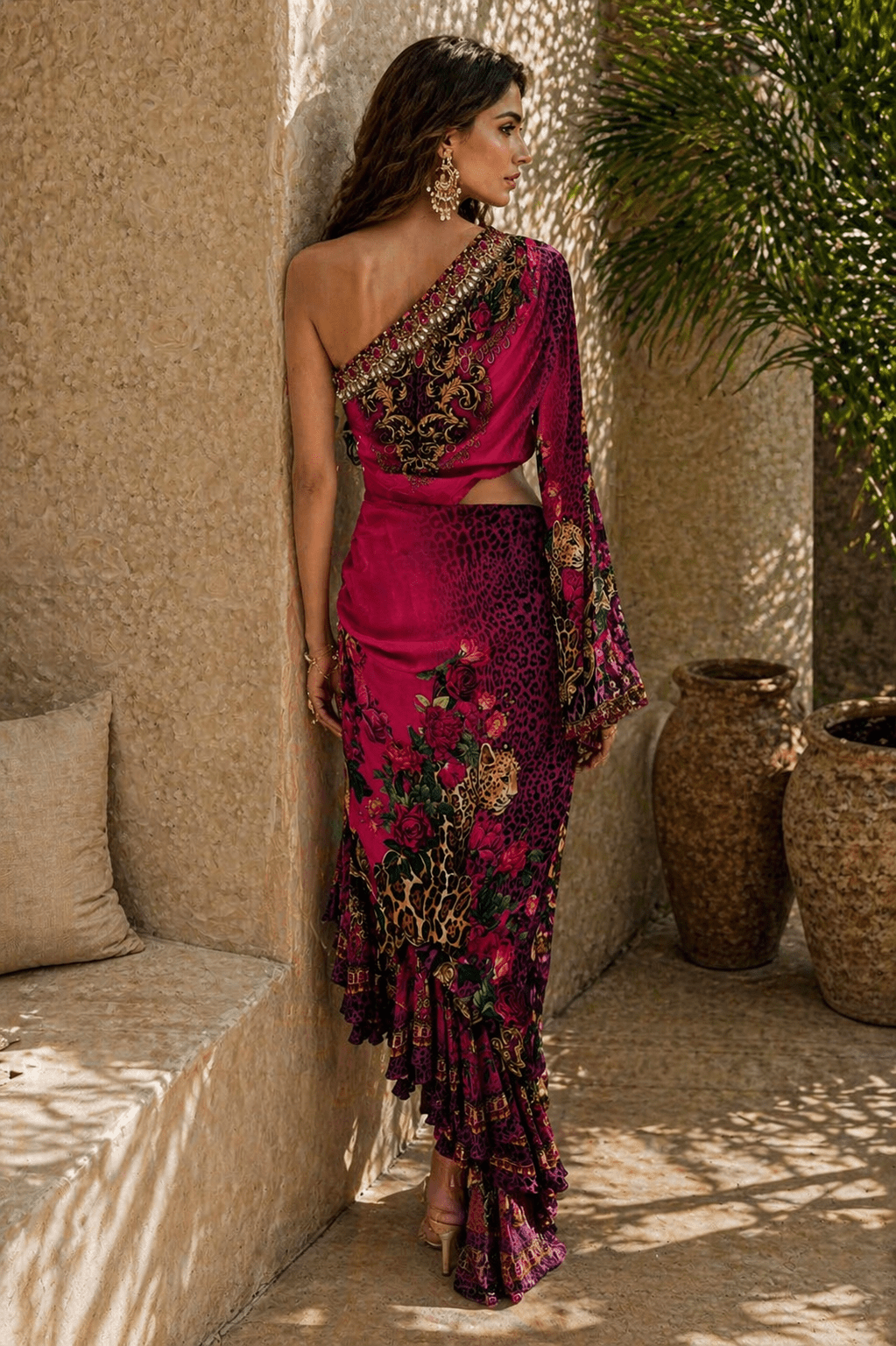 PURPLE PRINCESS ONE SHOULDER DRESS - Czarina
