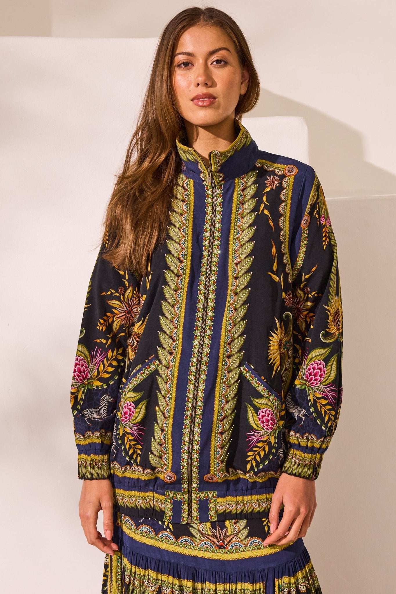 Queen Of Savannah Oversize Bomber - Czarina