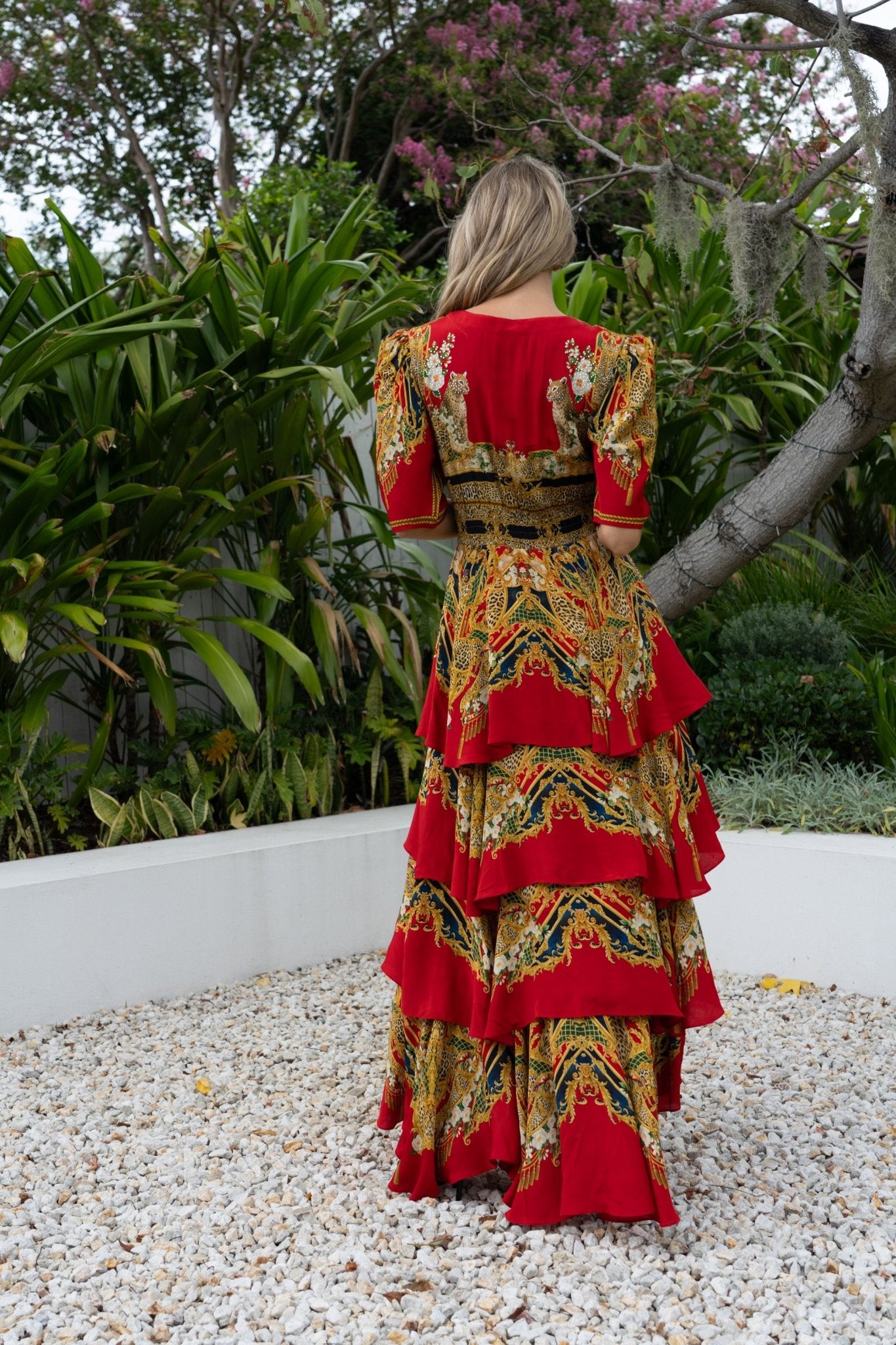 Queen of the Wild Crossover Maxi Dress - Czarina