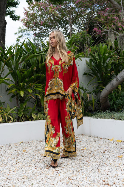 Queen of the Wild Kaftan top Set - Czarina