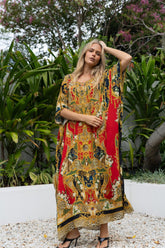 Queen of the Wild Round Neck Kaftan - Czarina