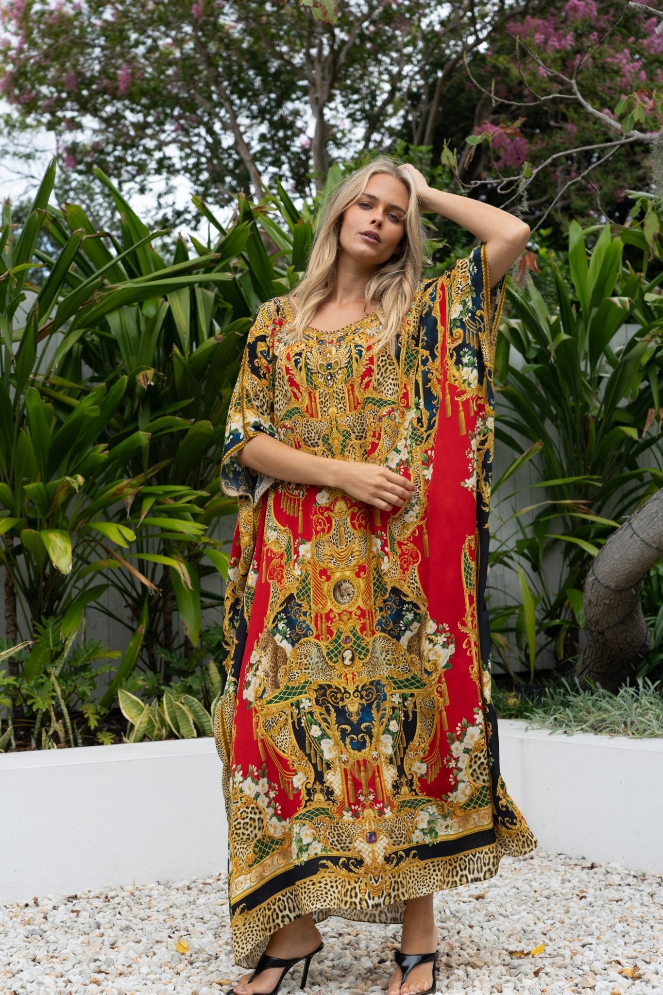 Queen of the Wild Round Neck Kaftan - Czarina