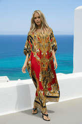 Queen of the Wild Round Neck Kaftan - Czarina