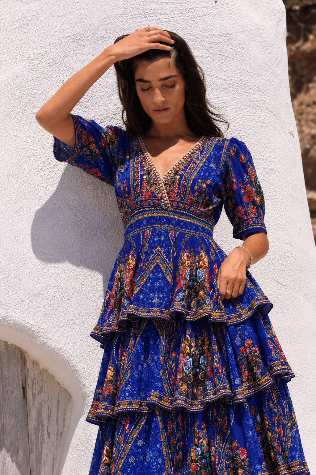 REVIERA CROSS OVER MAXI DRESS - Czarina