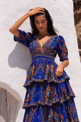 REVIERA CROSS OVER MAXI DRESS - Czarina
