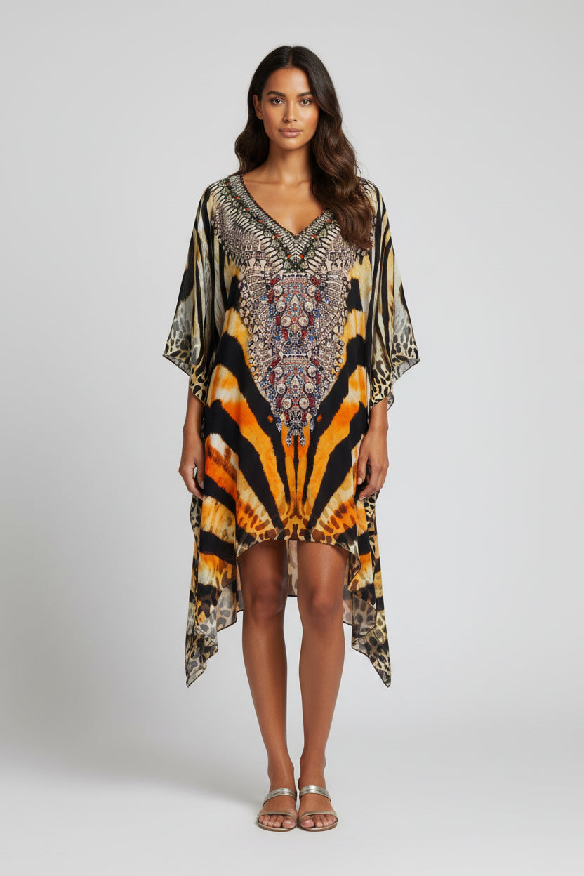 SAHARA W/O LACE SHORT KAFTAN - Czarina