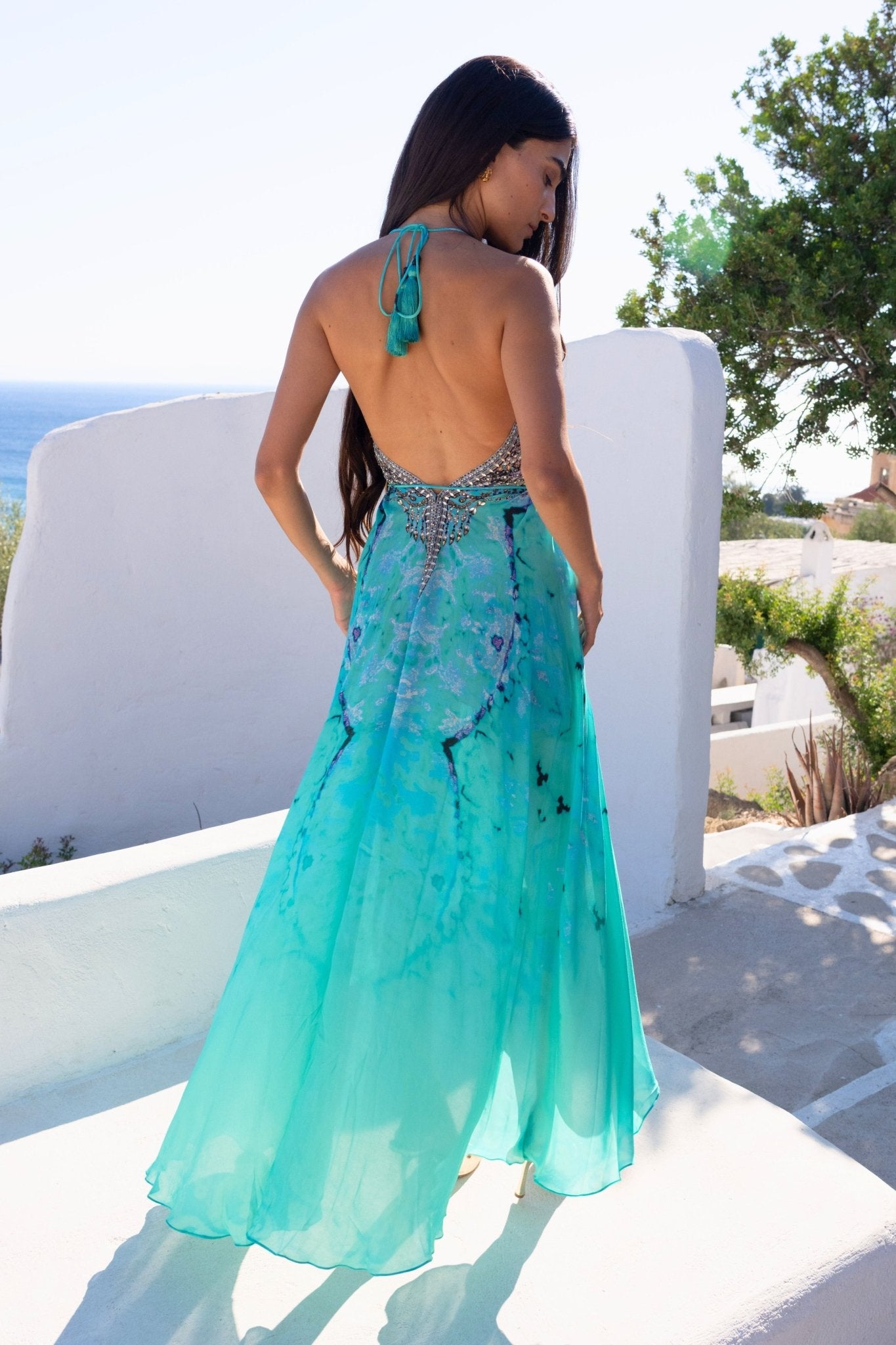 SANTORINI SKIES 3 WAY DRESS - Czarina