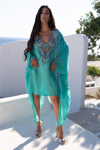 SANTORINI SKIES MEDIUM CAPE - Czarina