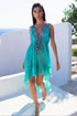 SANTORINI SKIES VN HI LOW DRESS - Czarina