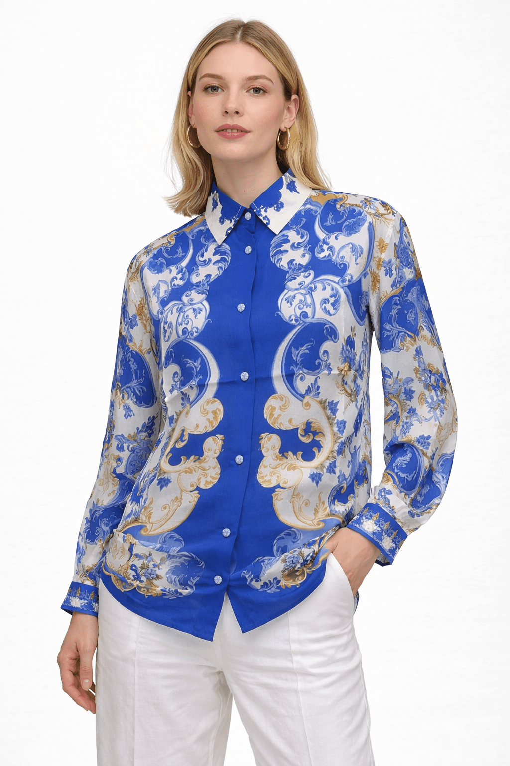 SANTORINI SUNRISE SHIRT - Czarina