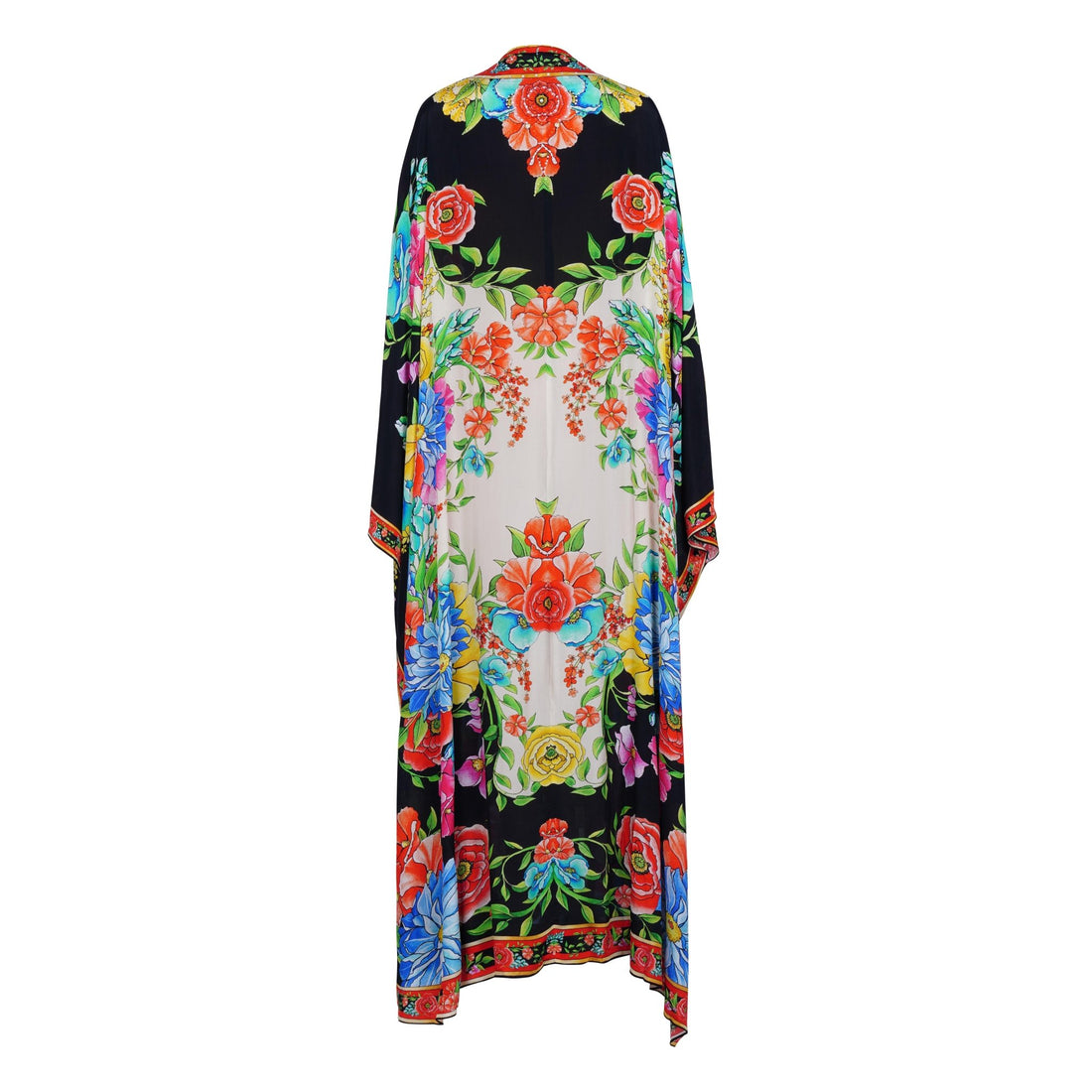 SPANISH FLOWER LONG CAPE - Czarina