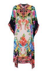 SPANISH FLOWER SHORT KAFTAN - Czarina