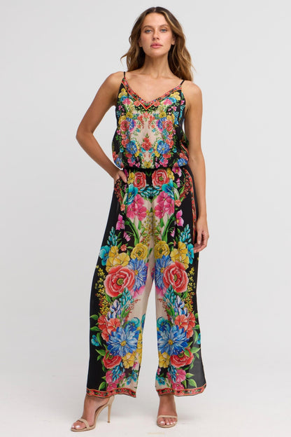 Spanish Flowers Jumpsuit - Czarina