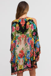 Spanish Flowers Kaftan Dress - Czarina