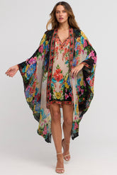 Spanish Flowers Medium Cape - Czarina