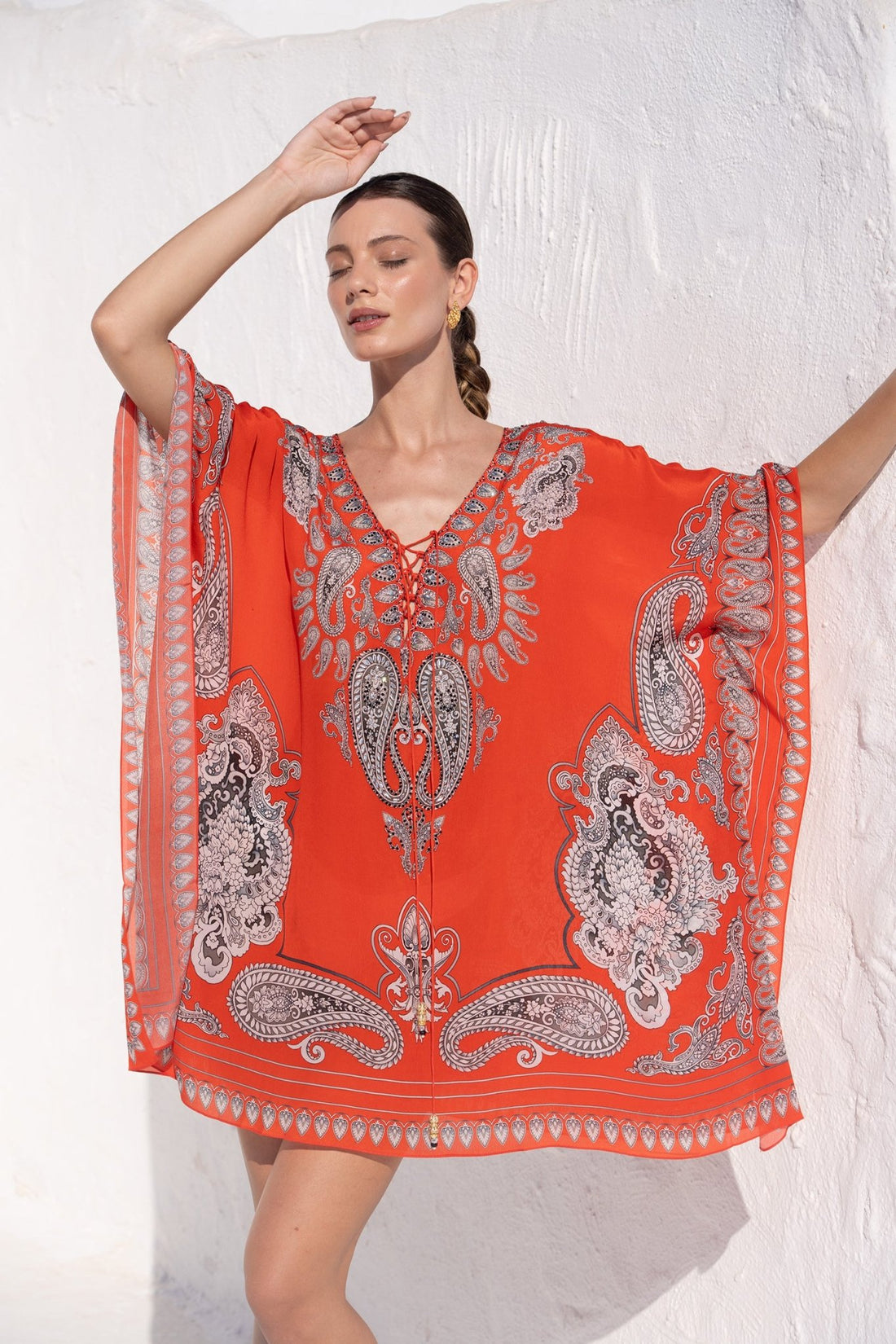 Spicy Margarita Kaftan Top - Czarina