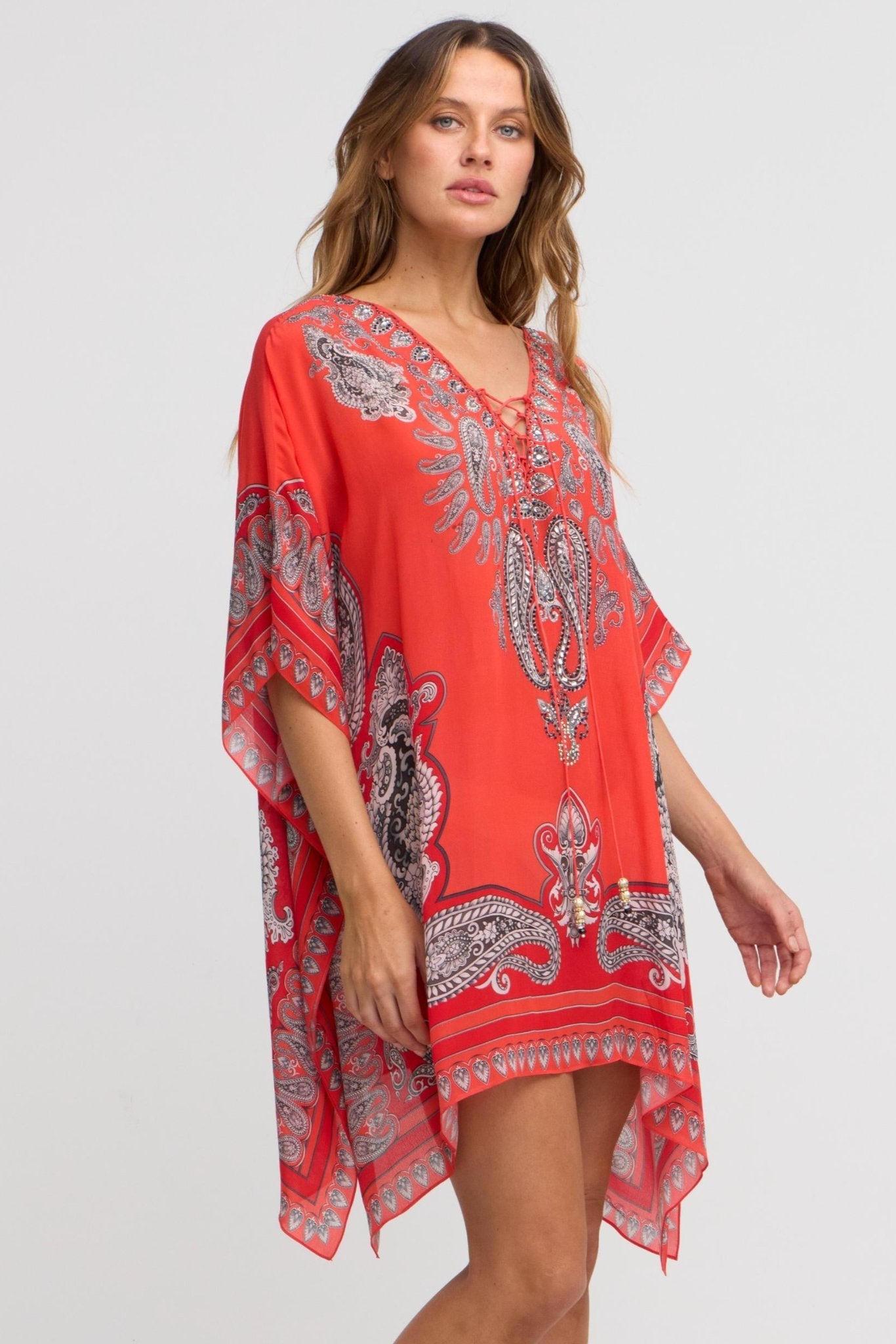 Spicy Margarita Kaftan Top - Czarina