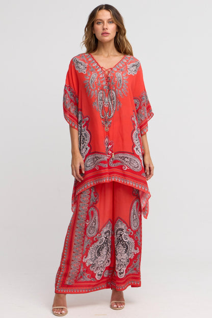 Spicy Margarita Kaftan Top - Czarina