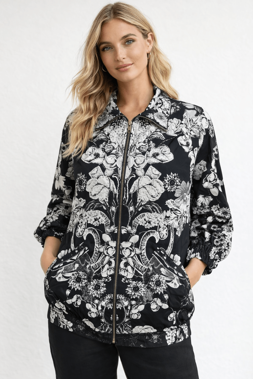 STILL I RISE OVERSIZE BOMBER JACKET - Czarina