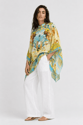 SUMMER GARDEN KAFTAN TOP W SLEEVES - Czarina
