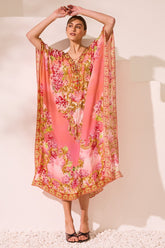 Summer In Pink Medium Kaftan - Czarina