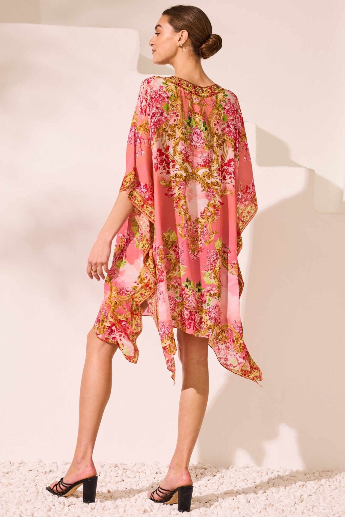 Summer in Pink Short Kaftan - Czarina