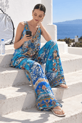 SUMMER SOMEWHERE TANK TOP - Czarina