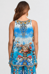 SUMMER SOMEWHERE TANK TOP - Czarina