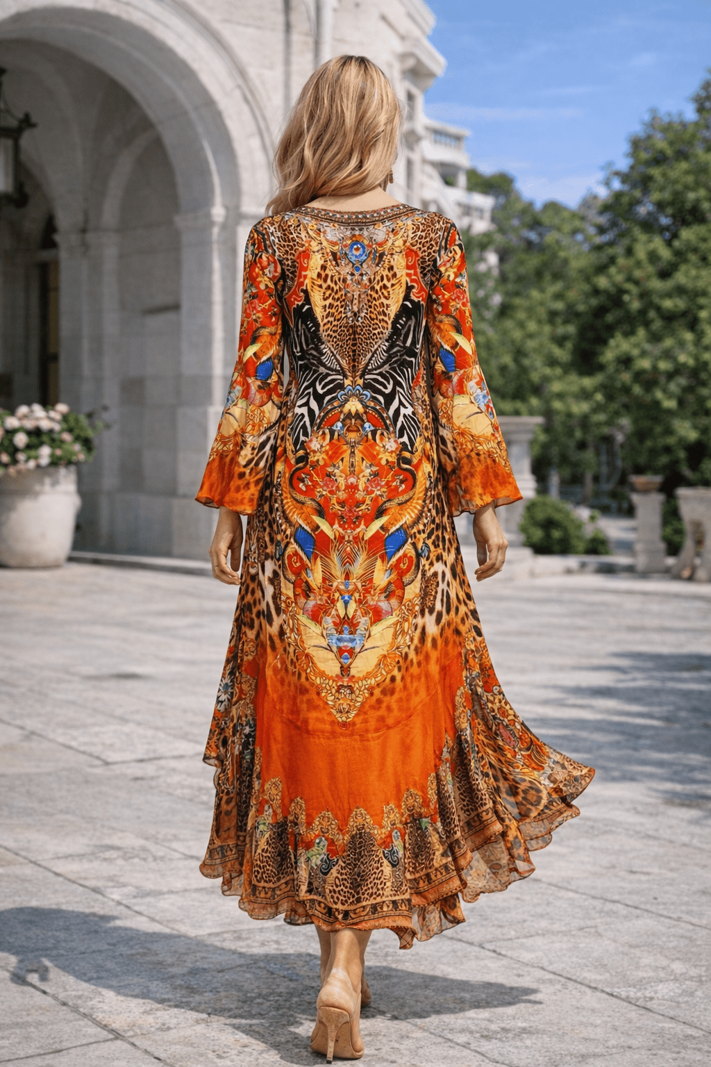 SUNSET IN SAVANNAH HI LOW W SLEEVES - Czarina