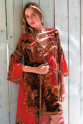 TALES OF THE TIGRESS LONG JACKET W SIDE SLIT - Czarina