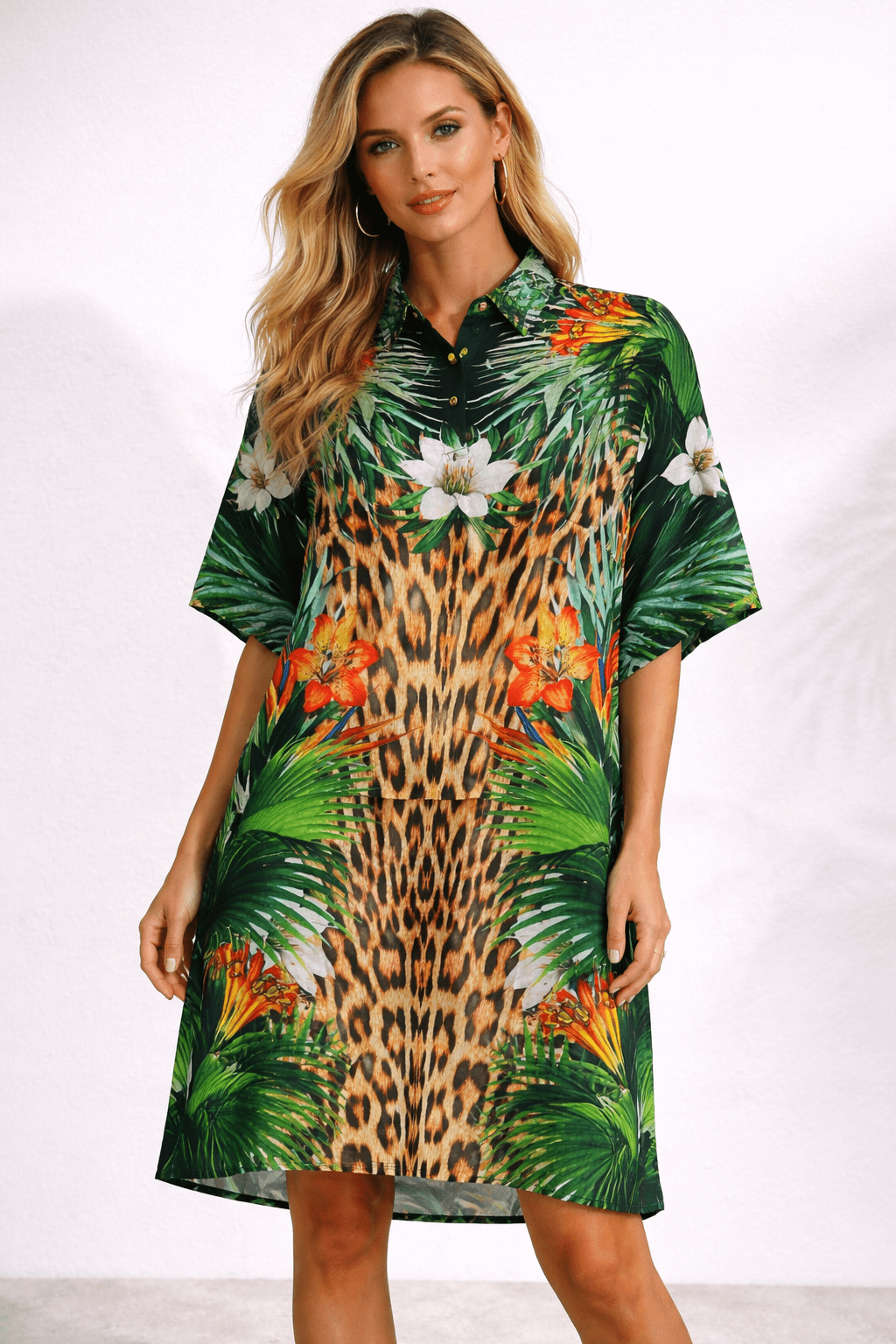 TEMPTATION MIDI COLLAR KAFTAN - Czarina