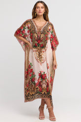 White Leopardess Medium kaftan - Czarina