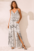 WHITE ZEBRA JUMPSUIT - Czarina