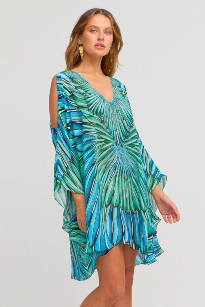 Wings Of The Sea Kaftan Dress - Czarina