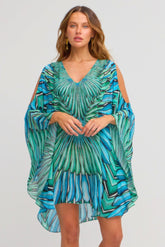 Wings Of The Sea Kaftan Dress - Czarina
