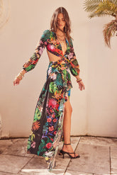 A NIGHT IN RIO OPEN BACK MAXI DRESS - Czarina