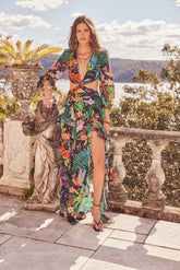 A NIGHT IN RIO OPEN BACK MAXI DRESS - Czarina
