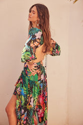 A NIGHT IN RIO OPEN BACK MAXI DRESS - Czarina